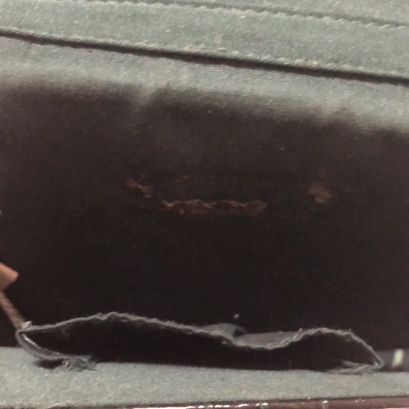 Black/green crocodile purse - Picture 5 of 5